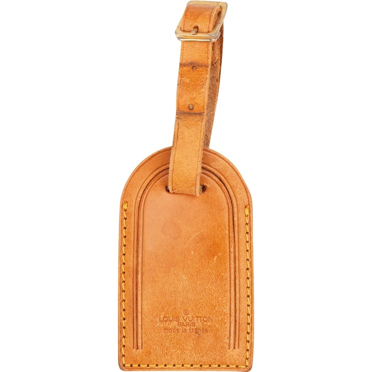 Louis Vuitton Louis Vuitton Vachetta Leather Luggage Tag