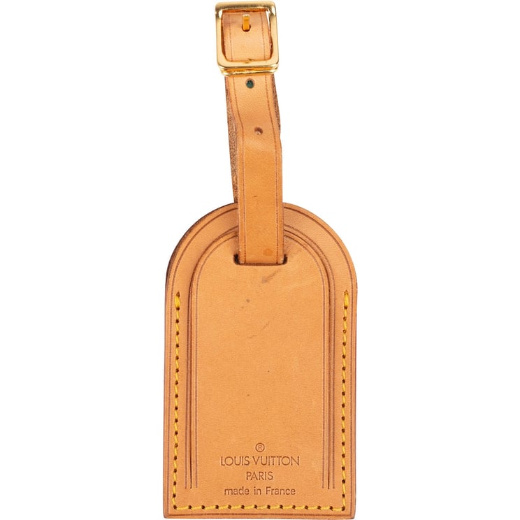 Louis Vuitton Louis Vuitton Vachetta Leather Luggage Tag