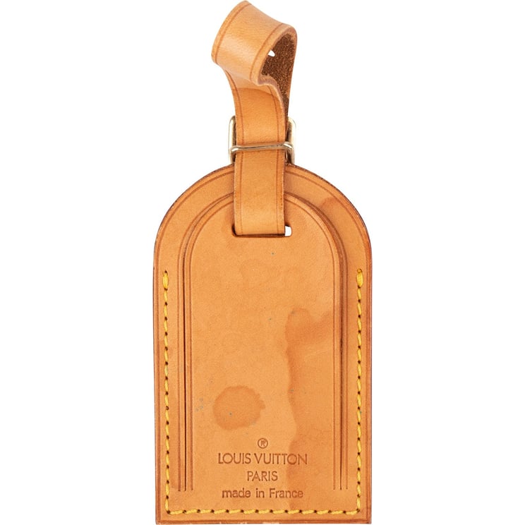 Louis Vuitton Louis Vuitton Vachetta Leather Luggage Tag