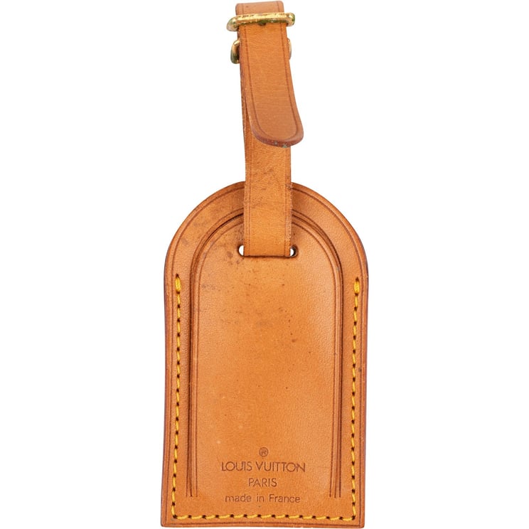 Louis Vuitton Louis Vuitton Vachetta Leather Luggage Tag