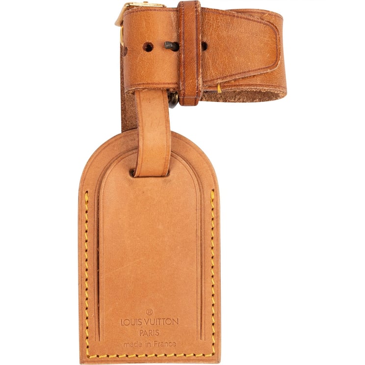 Louis Vuitton Louis Vuitton Vachetta Leather Luggage Tag Set