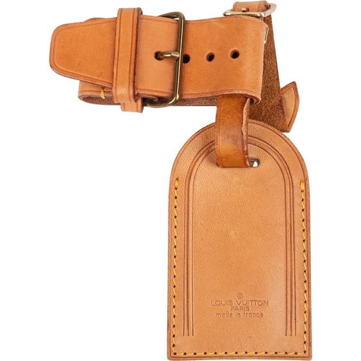 Louis Vuitton Louis Vuitton Vachetta Leather Luggage Tag Set