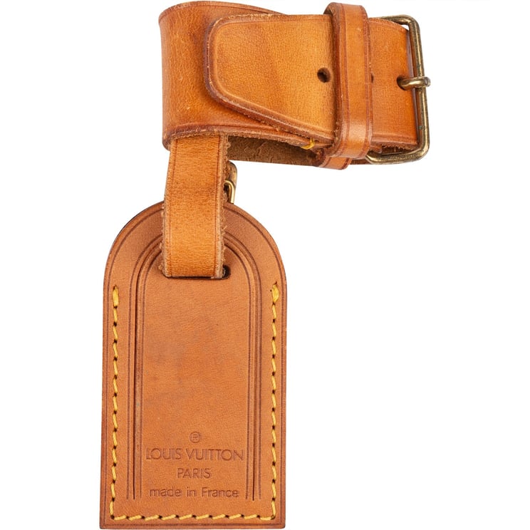 Louis Vuitton Louis Vuitton Vachetta Leather Luggage Tag Set