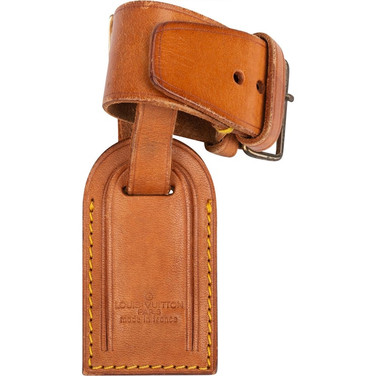 Louis Vuitton Louis Vuitton Vachetta Leather Luggage Tag Set
