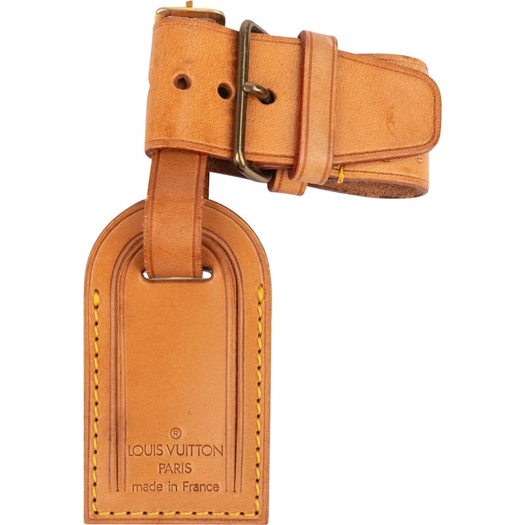 Louis Vuitton Louis Vuitton Vachetta Leather Luggage Tag Set