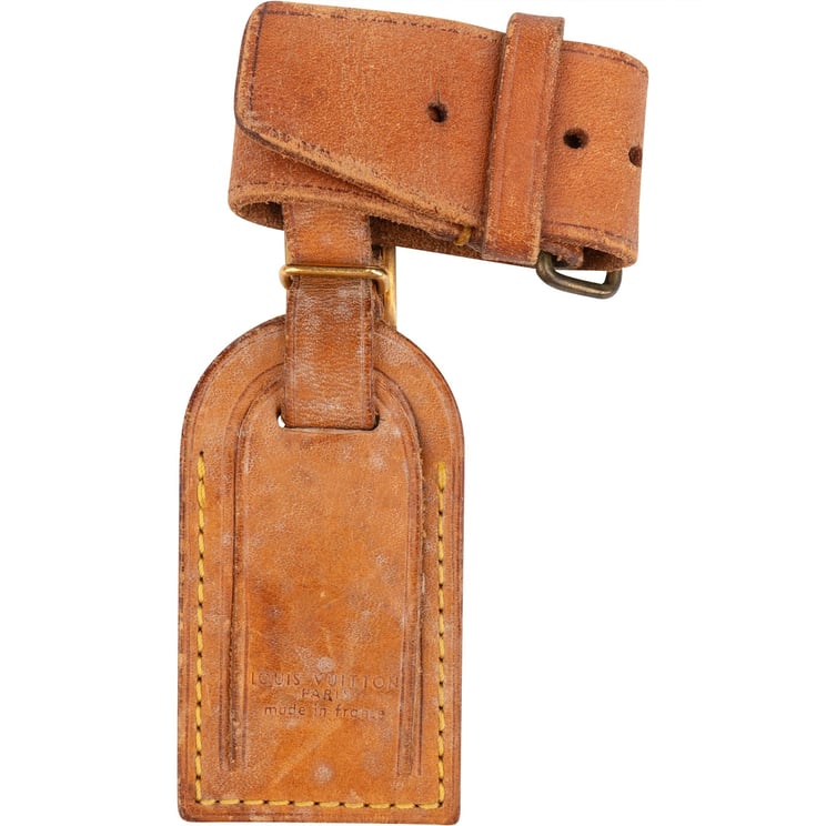 Louis Vuitton Louis Vuitton Vachetta Leather Luggage Tag Set