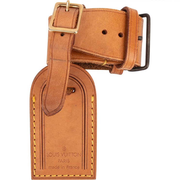 Louis Vuitton Louis Vuitton Vachetta Leather Luggage Tag Set
