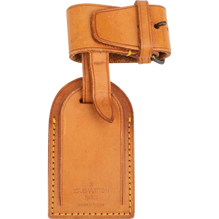 Louis Vuitton Louis Vuitton Vachetta Leather Luggage Tag Set