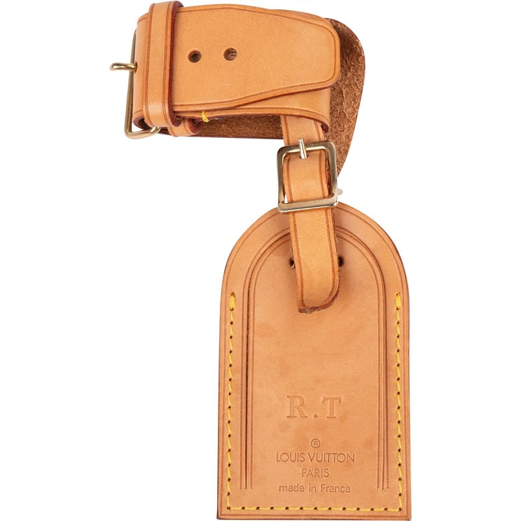 Louis Vuitton Louis Vuitton Vachetta Leather Luggage Tag Set (R.T)