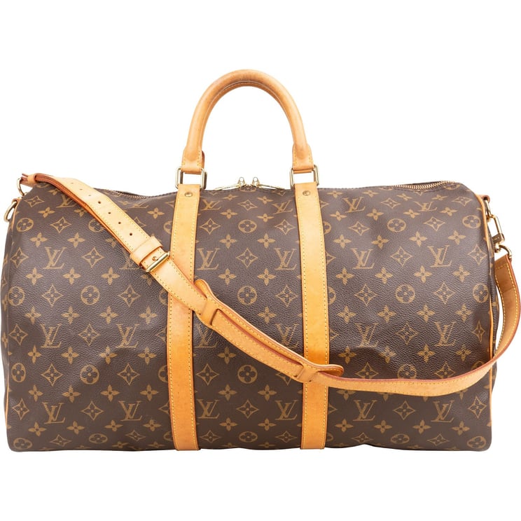 Louis Vuitton Louis Vuitton Monogram Canvas Keepall 50 Bandoulière Travel Bag