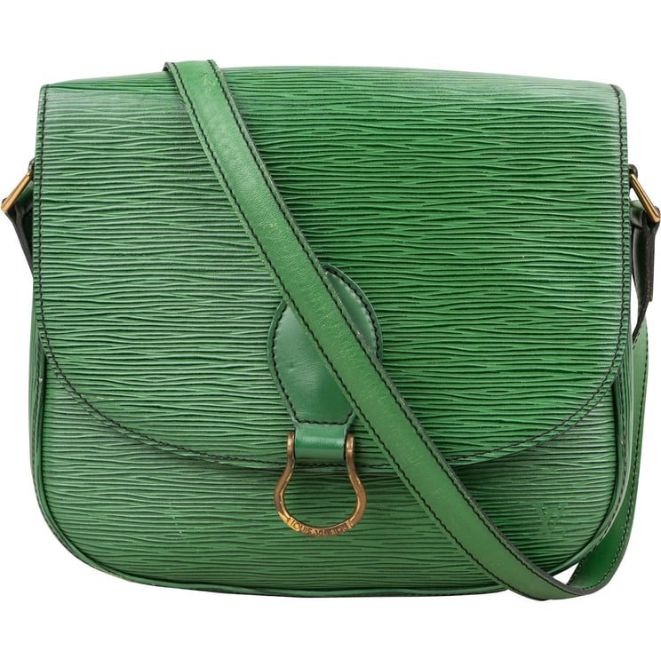 Louis Vuitton Louis Vuitton Green Epi Leather Saint Cloud GM Crossbody Bag