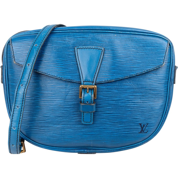 Louis Vuitton Louis Vuitton Blue Epi Leather Jeune Fille GM Crossbody Bag