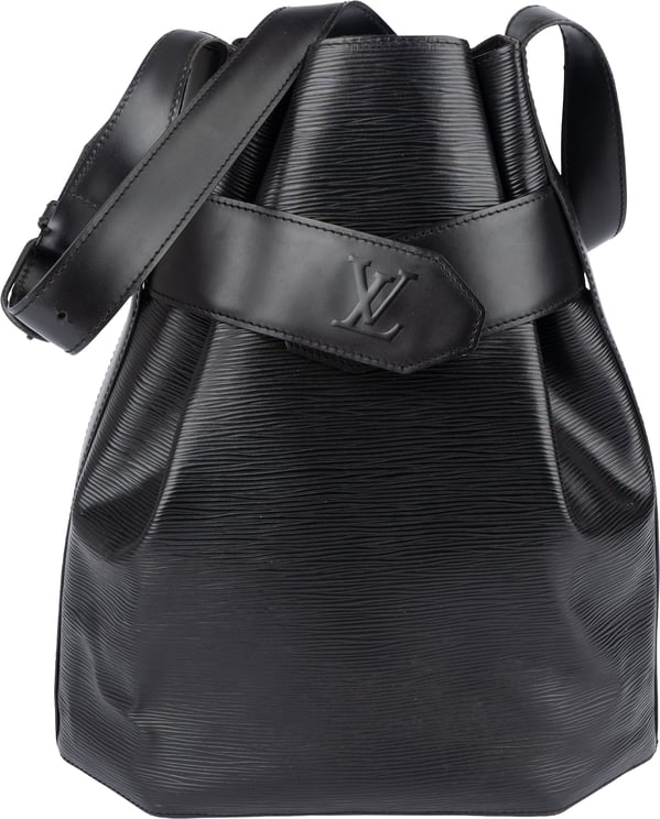 Louis Vuitton Louis Vuitton Noir Epi Leather Sac d'Epaule Shoulder Bag