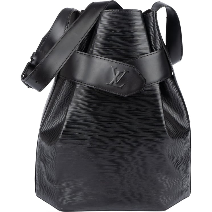 Louis Vuitton Louis Vuitton Noir Epi Leather Sac d'Epaule Shoulder Bag