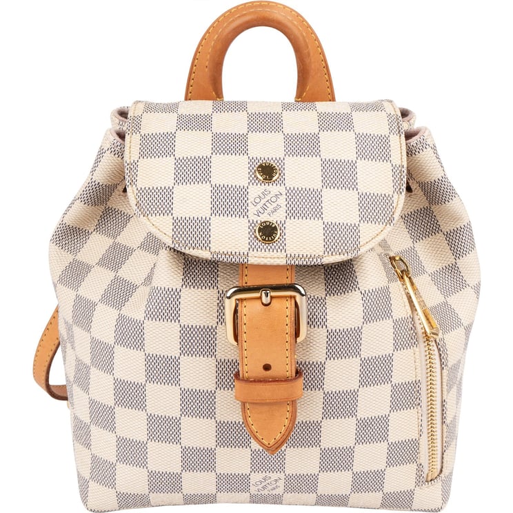 Louis Vuitton Louis Vuitton Monogram Damier Azur Canvas Sperone BB Backpack