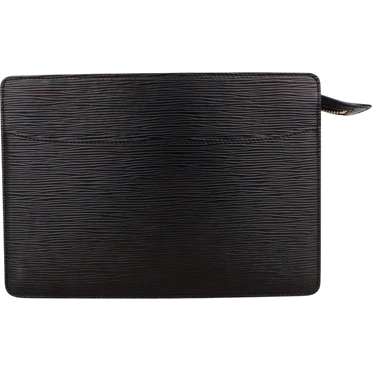 Louis Vuitton Louis Vuitton Noir Epi Leather Pochette Homme Clutch