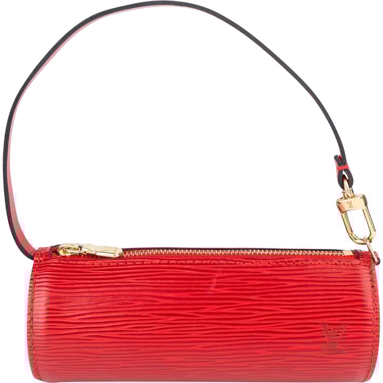 Louis Vuitton Louis Vuitton Red Epi Leather Mini Soufflot Handbag
