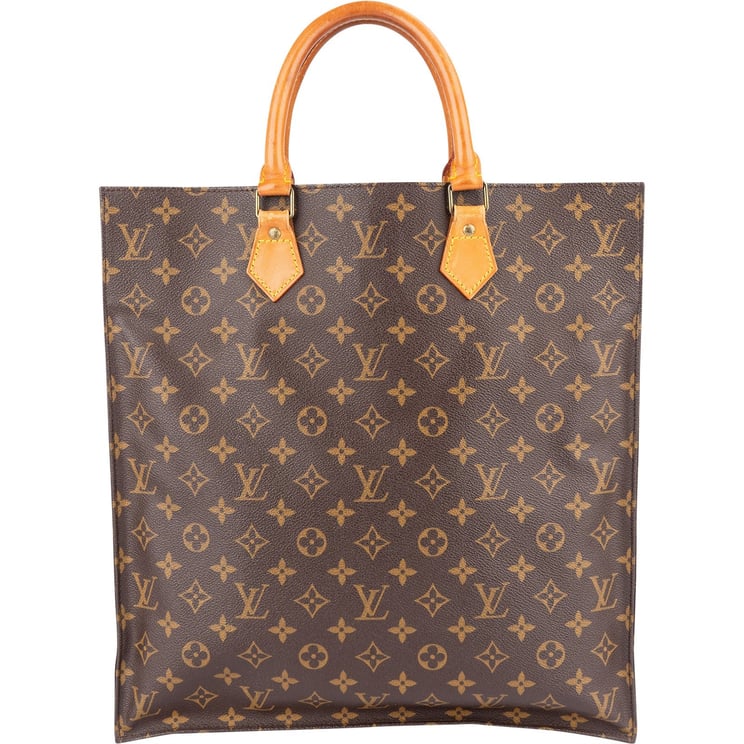 Louis Vuitton Louis Vuitton Monogram Canvas Sac Plat Handbag