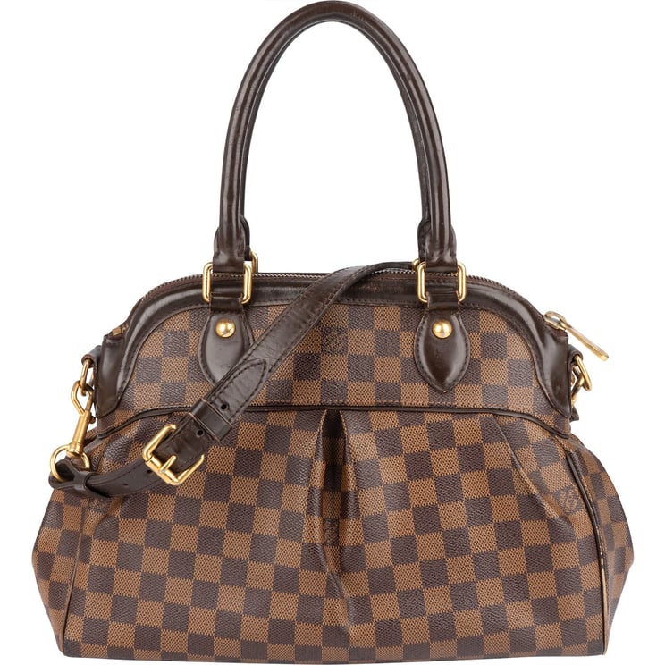 Louis Vuitton Louis Vuitton Monogram Damier Ebene Canvas Trevi PM Handbag