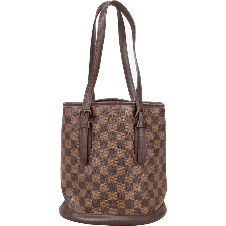 Louis Vuitton Louis Vuitton Monogram Damier Ebene Bucket PM Shoulder Bag