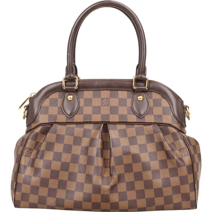 Louis Vuitton Louis Vuitton Monogram Damier Ebene Canvas Trevi PM Handbag