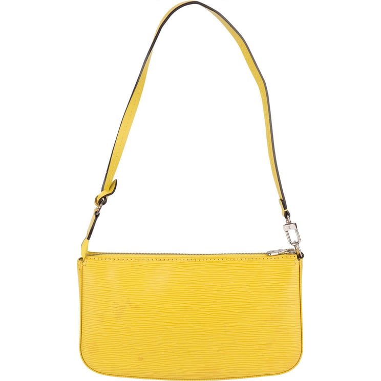 Louis Vuitton Louis Vuitton Yellow Epi Leather NM Pochette Accessoires Shoulder Bag