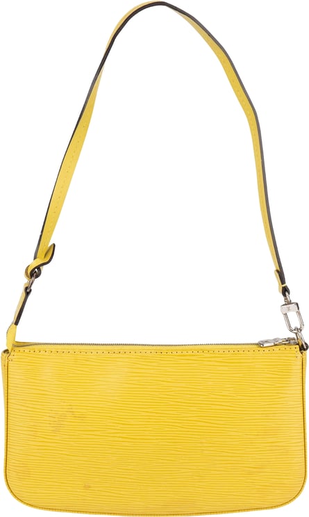 Louis Vuitton Louis Vuitton Yellow Epi Leather NM Pochette Accessoires Shoulder Bag