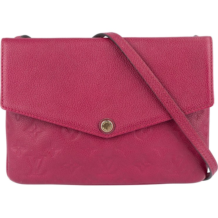 Louis Vuitton Louis Vuitton Leather Monogram Empreinte Twice Crossbody Bag