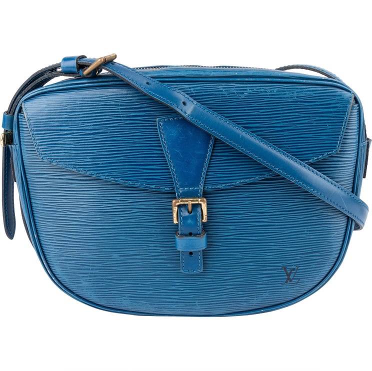 Louis Vuitton Louis Vuitton Blue Epi Leather Jeune Fille MM Crossbody Bag
