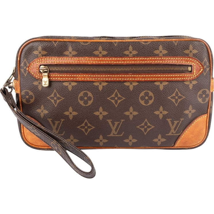 Louis Vuitton Louis Vuitton Monogram Canvas Pochette Dragonne Clutch