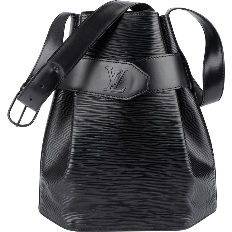 Louis Vuitton Louis Vuitton Noir Epi Leather Sac d'Epaule PM Shoulder Bag