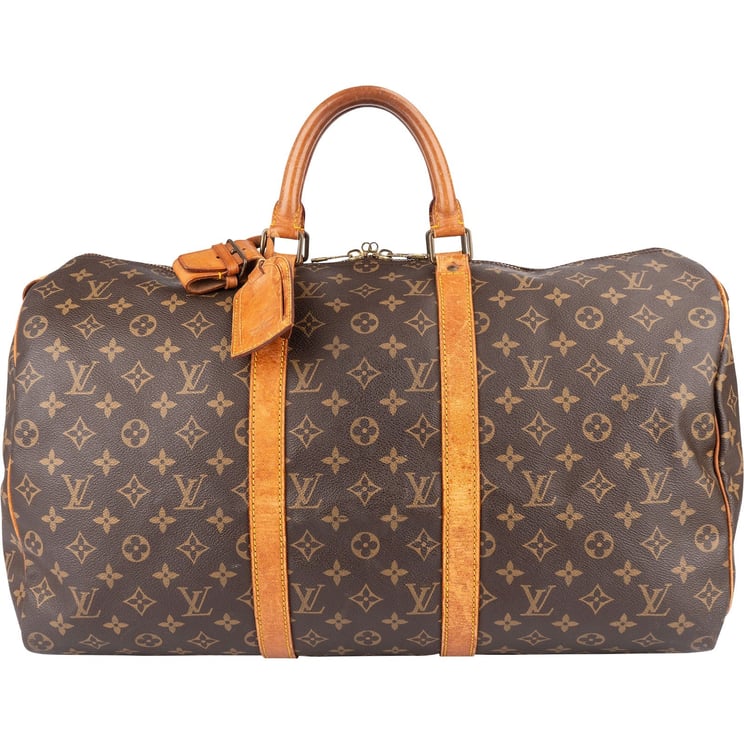 Louis Vuitton Louis Vuitton Monogram Canvas Keepall 50 Travel Bag