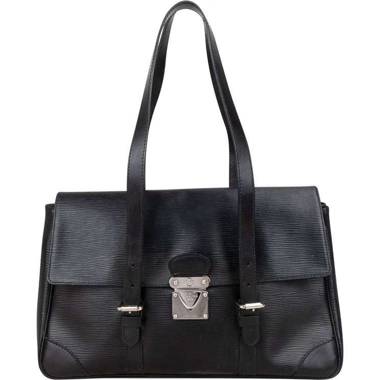 Louis Vuitton Louis Vuitton Noir Epi Leather Segur Shoulder Bag