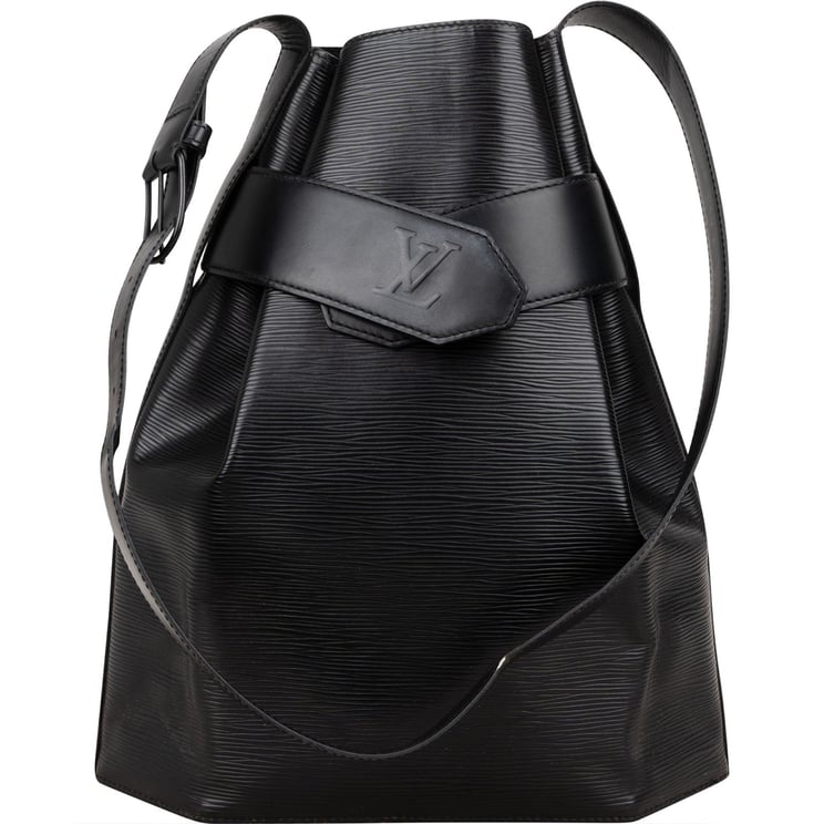 Louis Vuitton Louis Vuitton Noir Epi Leather Sac D'epaule GM Shoulder Bag
