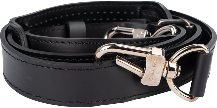 Louis Vuitton Louis Vuitton Black Leather Keepall Bags Strap