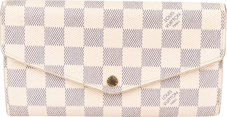Louis Vuitton Louis Vuitton Monogram Damier Azur Canvas Sarah Wallet