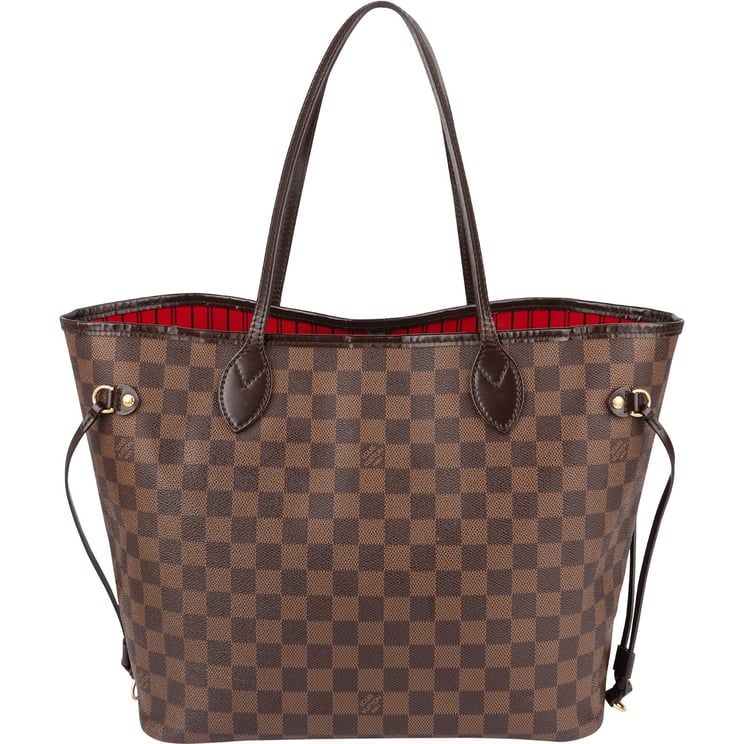 Louis Vuitton Louis Vuitton Monogram Damier Ebene Canvas Neverfull MM Shoulder Bag