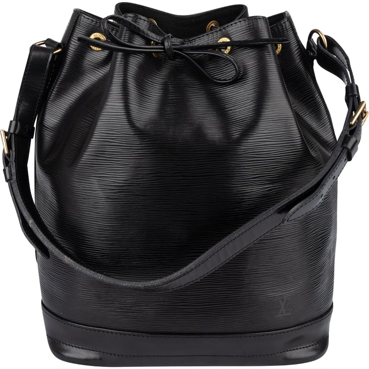 Louis Vuitton Louis Vuitton Noir Epi Leather Sac Noé Grande Shoulder Bag