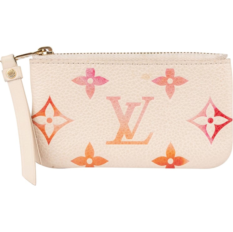 Louis Vuitton Louis Vuitton Leather Empreinte Monogram Aquarelle Key Pouch M83506