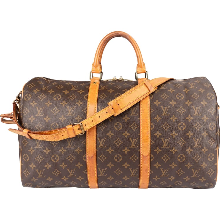 Louis Vuitton Louis Vuitton Monogram Canvas Keepall 50 Bandoulière Travel Bag