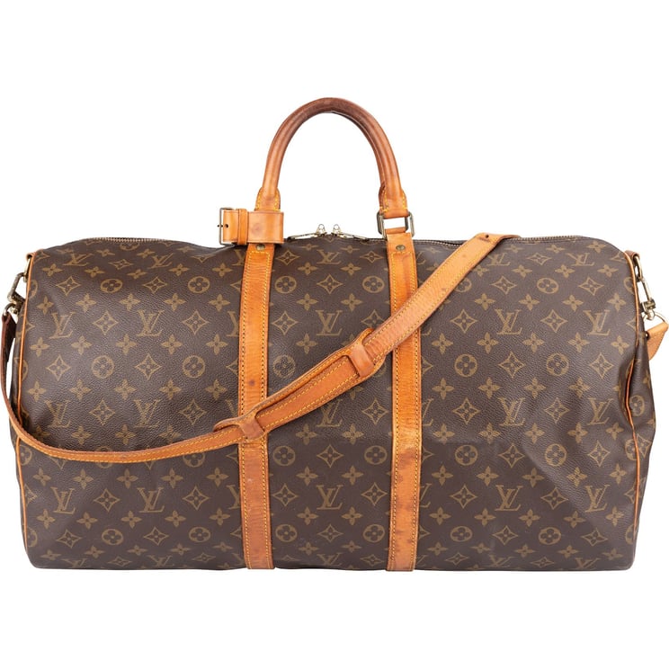 Louis Vuitton Louis Vuitton Monogram Canvas Keepall 55 Bandoulière Travel Bag