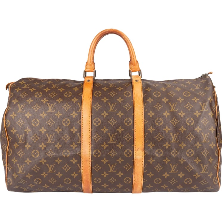 Louis Vuitton Louis Vuitton Monogram Canvas Keepall 55 Travel Bag