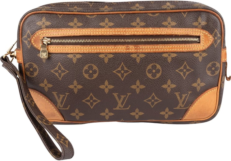 Louis Vuitton Louis Vuitton Canvas Monogram Marly Dragonne Clutch