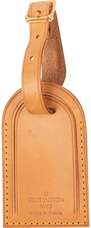 Louis Vuitton Louis Vuitton Vachetta Leather Luggage Tag