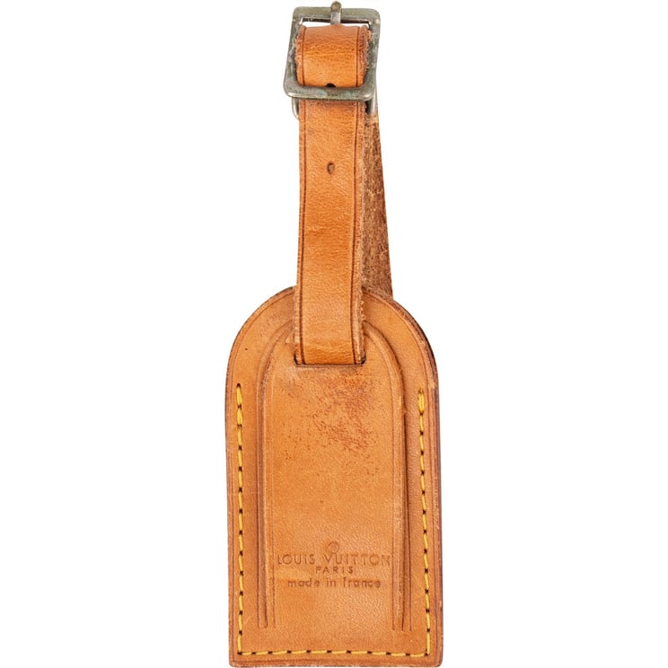 Louis Vuitton Louis Vuitton Vachetta Leather Luggage Tag