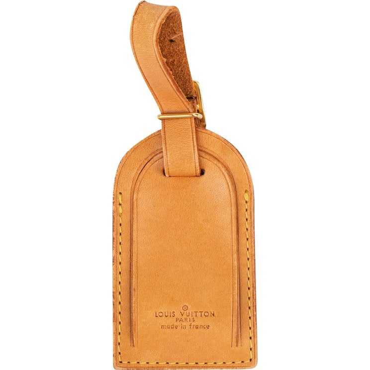 Louis Vuitton Louis Vuitton Vachetta Leather Luggage Tag