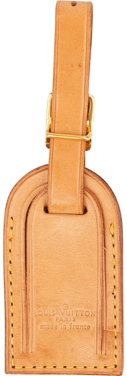 Louis Vuitton Louis Vuitton Vachetta Leather Luggage Tag