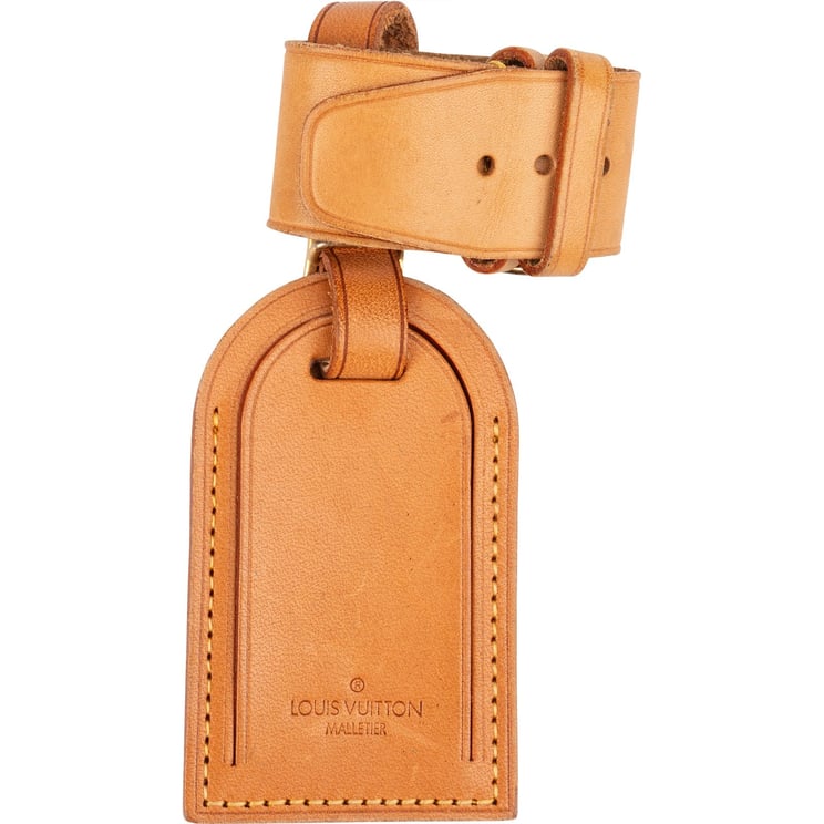 Louis Vuitton Louis Vuitton Vachetta Leather Luggage Tag Set