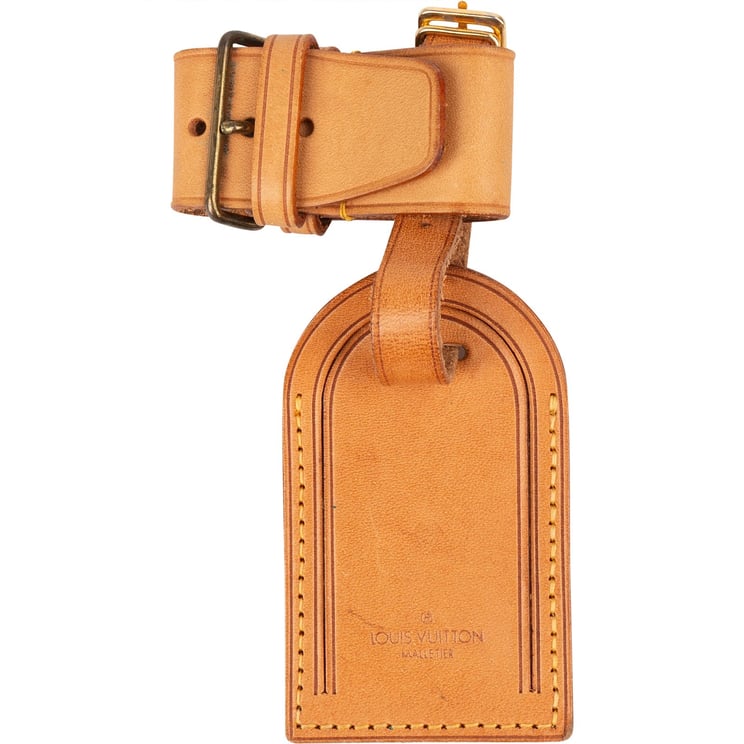 Louis Vuitton Louis Vuitton Vachetta Leather Luggage Tag Set