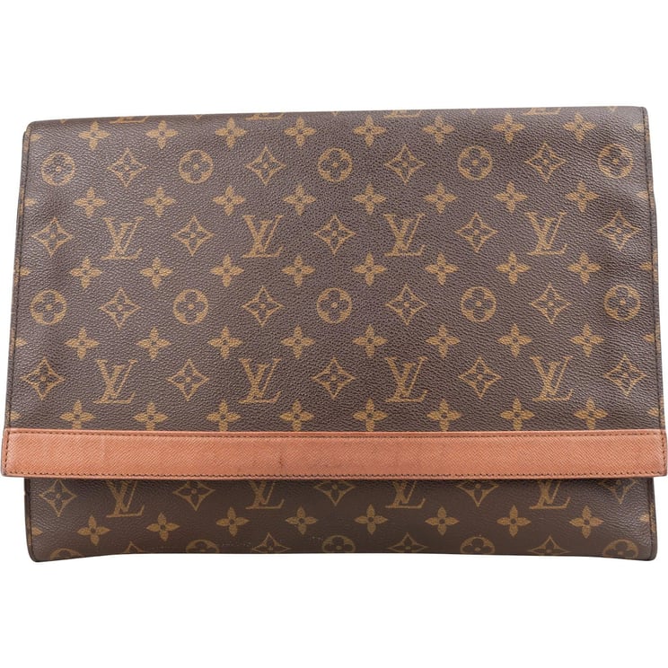 Louis Vuitton Louis Vuitton Monogram Canvas Porte Documents Laptop Clutch